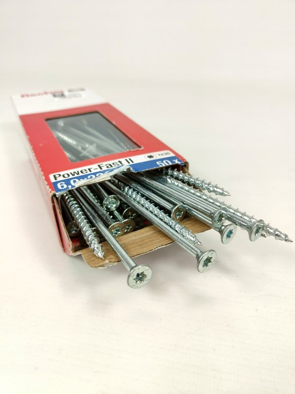 Fischer fischer chipboard screw Power-Fast II 6.0x220 countersunk (50 pieces, partial thread, galvanized)