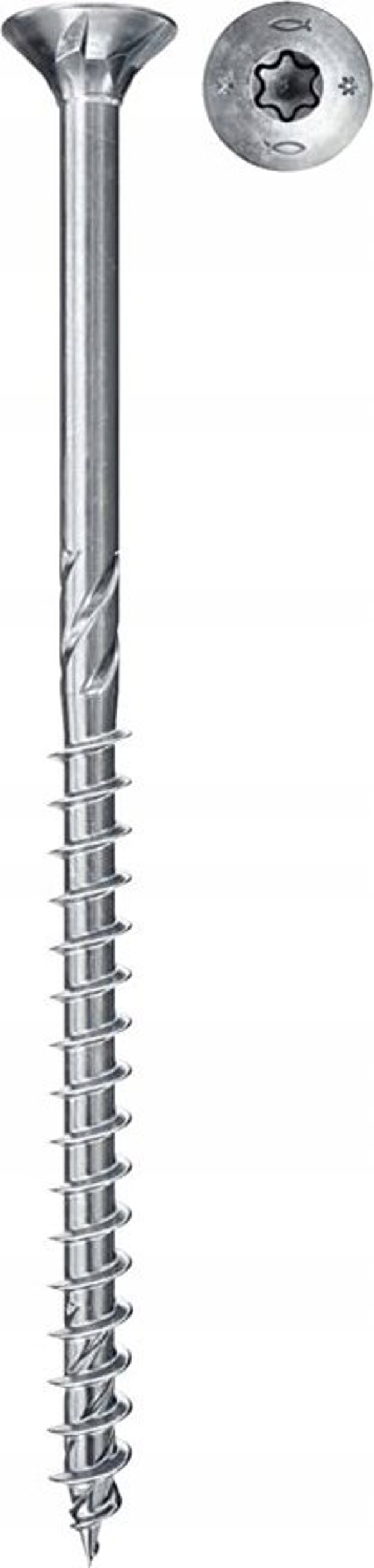 Fischer fischer chipboard screw Power-Fast II 6.0x220 countersunk (50 pieces, partial thread, galvanized)