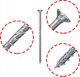 Fischer fischer chipboard screw Power-Fast II 6.0x220 countersunk (50 pieces, partial thread, galvanized)