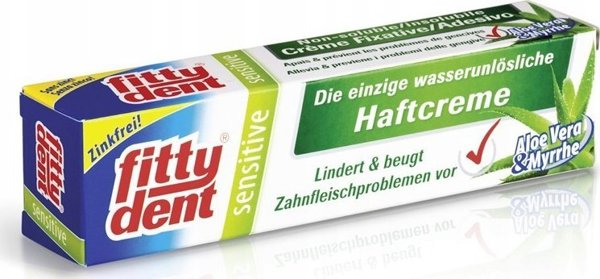 Fittydent FITTYDENT ΚΟΛΛΑ SENSITIVE ΓΙΑ ΟΔΟΝΤΟΣΤΟΙΧΙΕΣ 40g