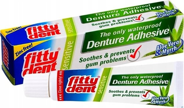 Fittydent FITTYDENT ΚΟΛΛΑ SENSITIVE ΓΙΑ ΟΔΟΝΤΟΣΤΟΙΧΙΕΣ 40g