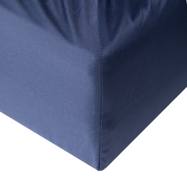 Domoletti Σεντόνι Κάτω Σατέν 200x200+25cm Navy Blue