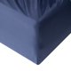Domoletti Σεντόνι Κάτω Σατέν 200x200+25cm Navy Blue
