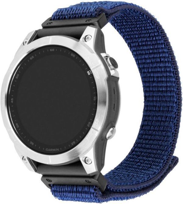 Fixed Αθλητικό Λουράκι QuickFit 22mm για Garmin, Nylon, Σκούρο Μπλε, 160-210mm