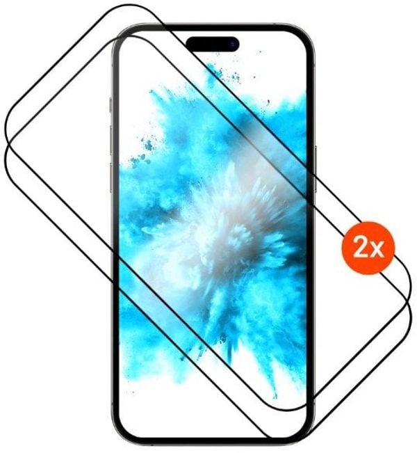 Fixed Screen protector | Apple | iPhone 17 Pro | Tempered glass | Black | Full Cover 2.5D