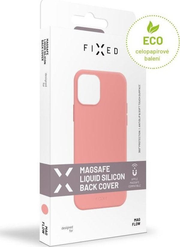 Fixed MagFlow MagSafe Apple iPhone 16E ροζ
