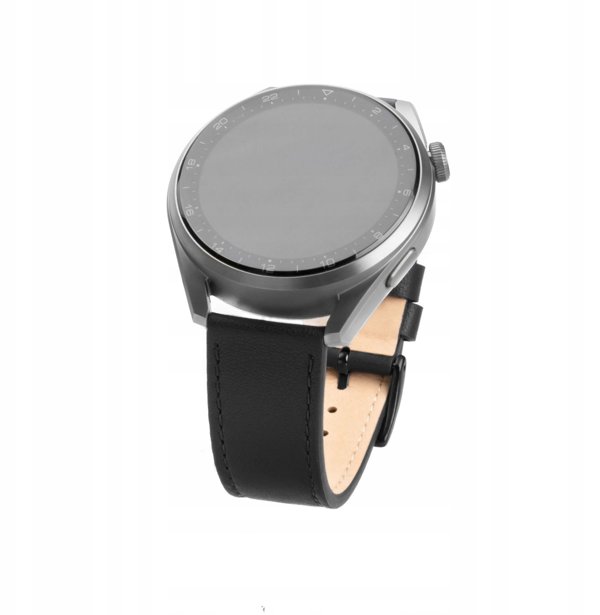 Fixed Δερμάτινο Λουράκι Smartwatch 20mm, Quick Release, Μαύρο