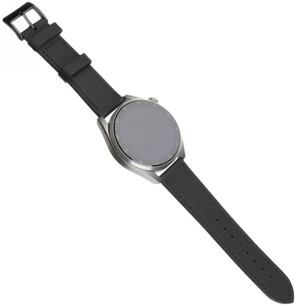 Fixed Δερμάτινο Λουράκι Smartwatch 20mm, Quick Release, Μαύρο