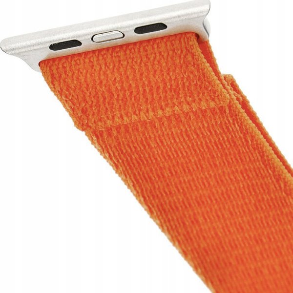 Σταθερό FIXED Nylon Sporty Strap για Apple Watch Ultra 49mm, πορτοκαλί