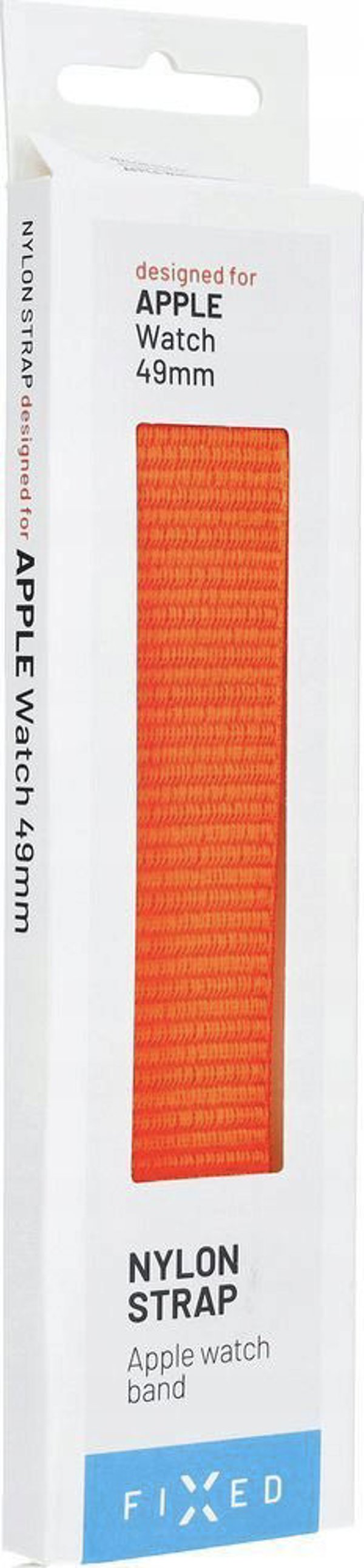 Σταθερό FIXED Nylon Sporty Strap για Apple Watch Ultra 49mm, πορτοκαλί