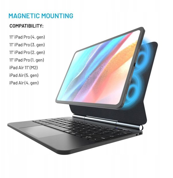 FIXED Typee για Apple iPad Pro 11"/iPad Air 10.9" μαύρο