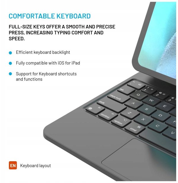 FIXED Typee για Apple iPad Pro 11"/iPad Air 10.9" μαύρο