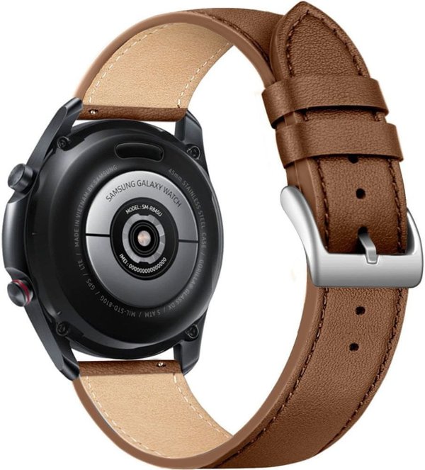 Δερμάτινο λουράκι ρολογιού Fixed, 22 mm, καφέ