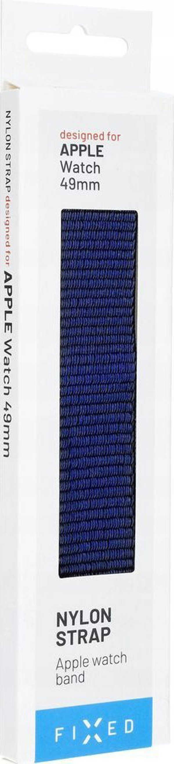 Fixed Fixed | Αθλητικό Λουράκι για Apple Watch Ultra 49mm | 160-210 mm | Σκούρο Μπλε | Νάιλον