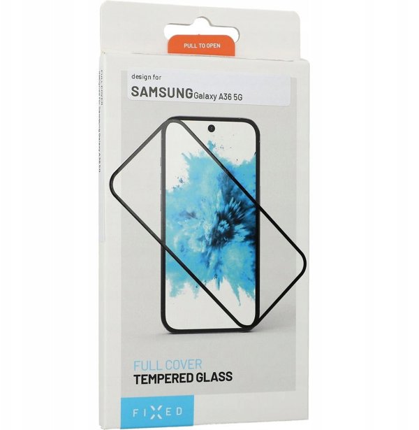 Προστατευτικό Οθόνης Fixed | Samsung | Galaxy A36 5G/A56 5G | Σκληρυμένο Γυαλί | Μαύρο | Πλήρης Κάλυψη 2.5D