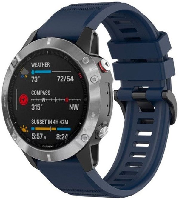 Λουράκι σιλικόνης Fixed QuickFit, 22 mm, μπλε
