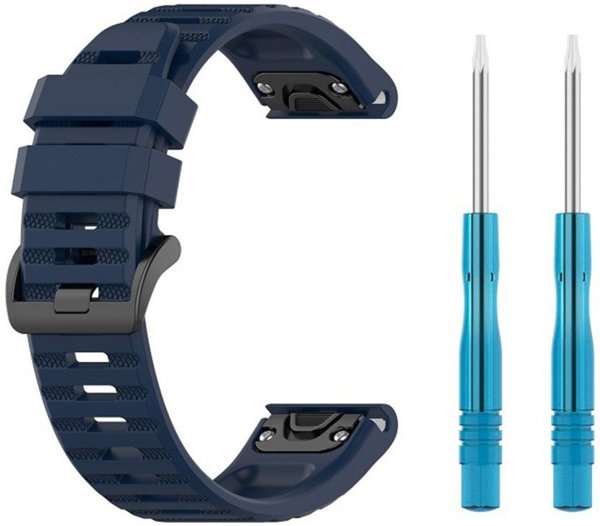 Λουράκι σιλικόνης Fixed QuickFit, 22 mm, μπλε