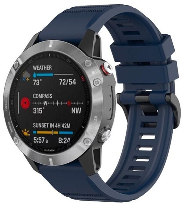 Λουράκι σιλικόνης Fixed QuickFit, 22 mm, μπλε