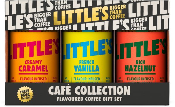 Flavored coffee gift set Little's Cafe Collection, 3 x 50 g
