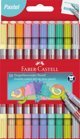 Διπλοί μαρκαδόροι παστέλ 10 χρωμάτων FABER CASTELL