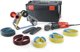 Flex BRE 14-3 125 Set, Τροχιακός τριβείο, Μαύρο, Κόκκινο, 1000 RPM, 3500 RPM, 1.9 cm, AC