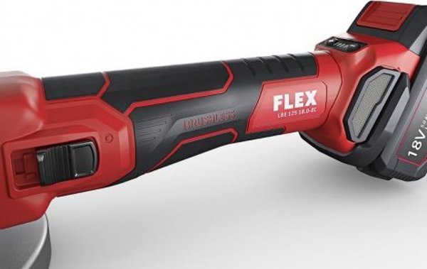 Επαναφορτιζόμενος γωνιακός τροχός Flex FLEX LBE 125 18.0-EC/5.0 Set