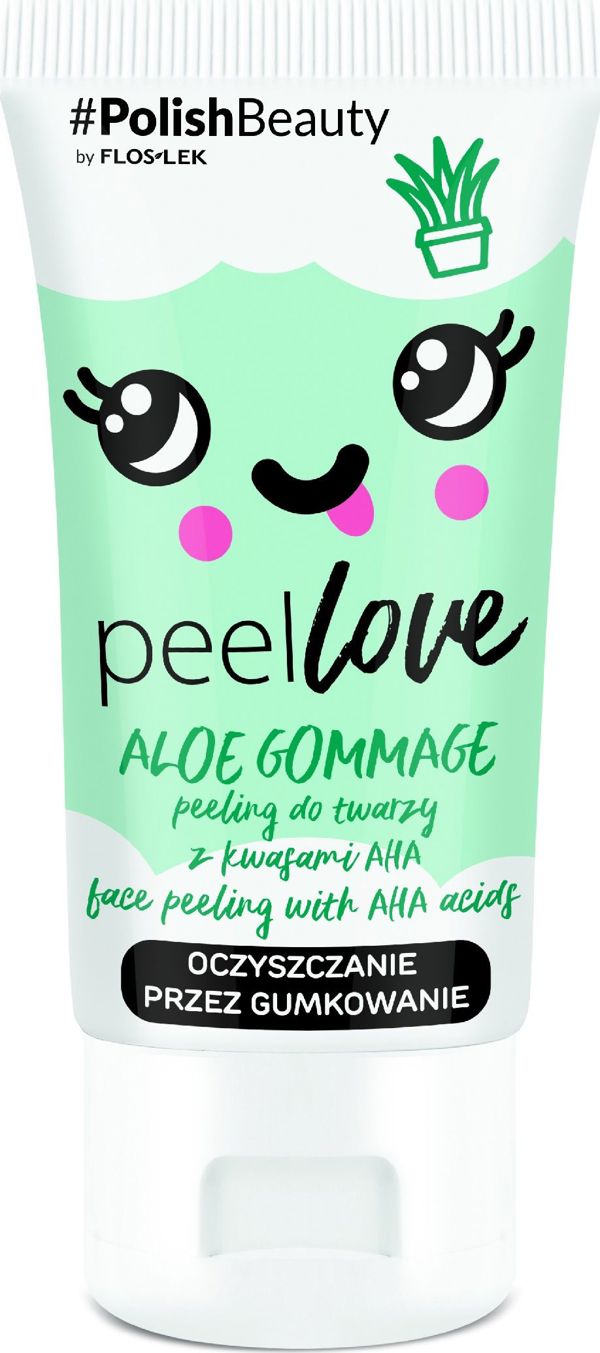 Floslek Απολέπιση προσώπου με οξέα AHA Aloe Gommage 75 ml