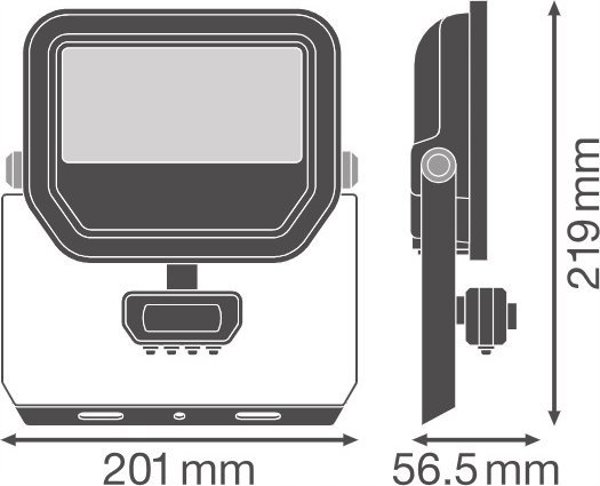 ΠΡΟΒΟΛΕΑΣ ΜΕ ΑΙΣΘΗΤΗΡΑ 41W 145LM/W IP65