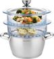 Φλώρινα ΣΑΤΙΝΑ ΑΤΜΙΣΤΗ 20CM INOX 3 ΤΕΜ. (ΚΑΤΣΑΡΟ 2,5L, 2X ΓΥΑΛΙΝΗ ΚΟΥΖΙΝΑ 1,9L, ΚΑΠΑΚΙ) 8592993 5902719588730