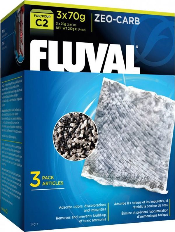 Fluval Zeo-Carb Ένθετο Άνθρακα για Φίλτρο C2, 3x70g, 8039118
