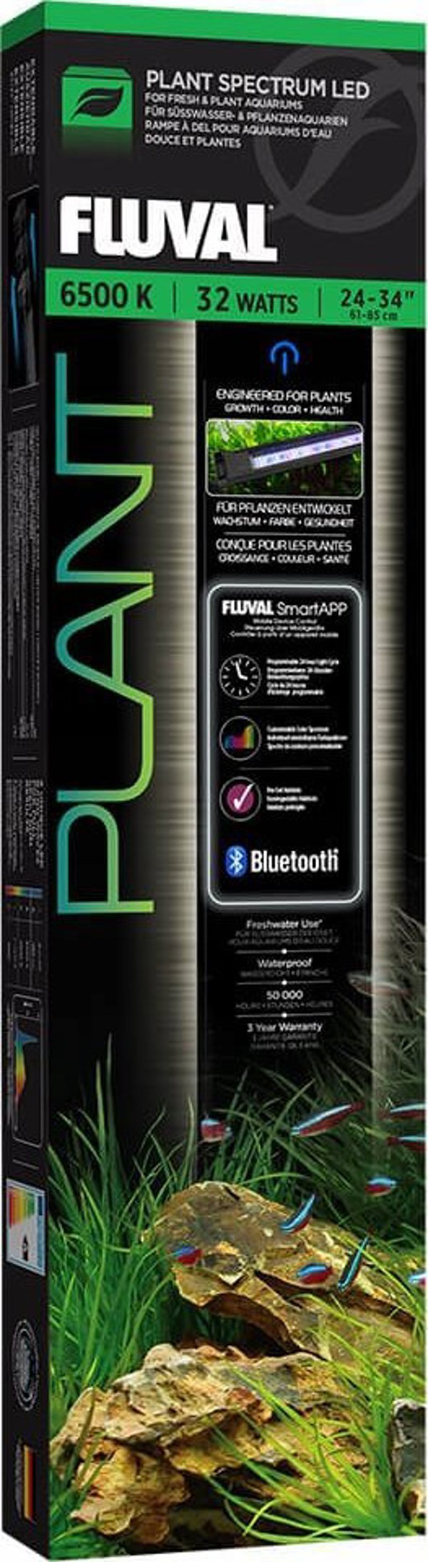 Φωτιστικό Fluval Belka Fluval LED Plant, 61-85cm, 32W