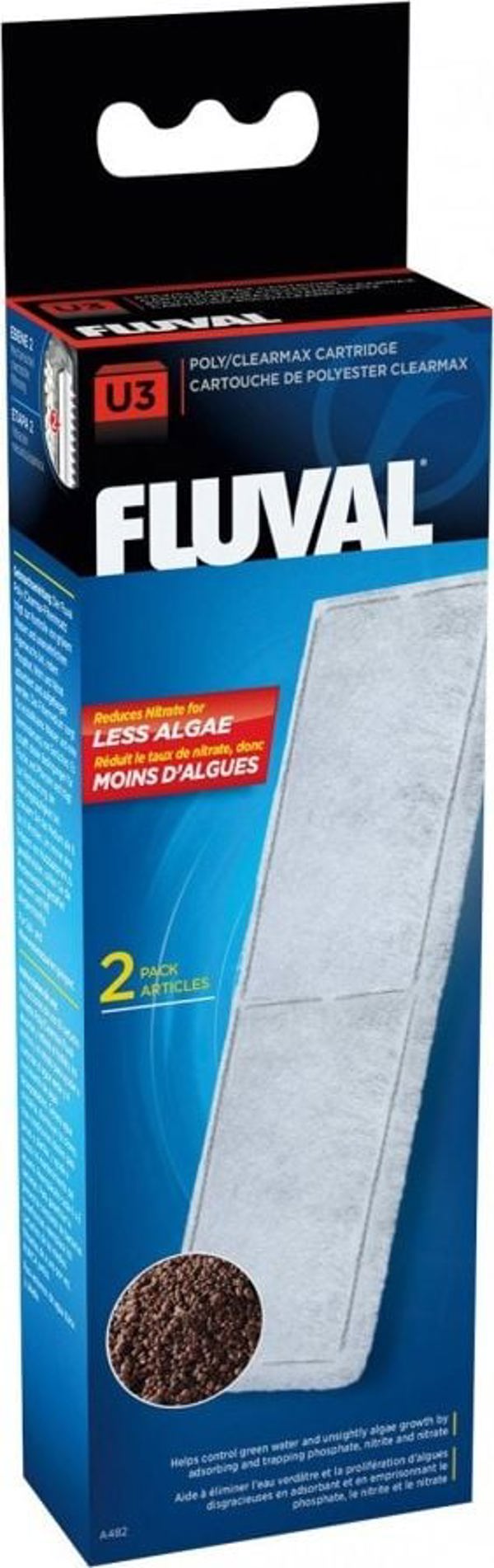Fluval Κασέτα Φίλτρου Clearmax U3 για Ενυδρεία - Ανταλλακτικό Φίλτρο Νερού 8039166