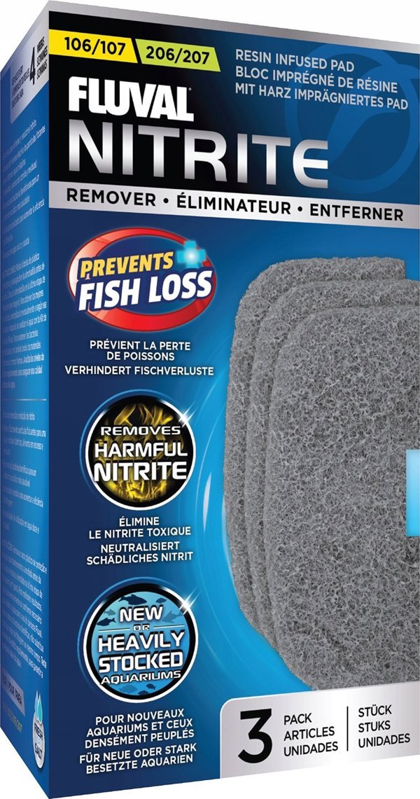 Fluval Nitrate reducing cartridge 107/207 Nitrite Remover, 3 τμχ/συσκευασία. 12313266 15561102636