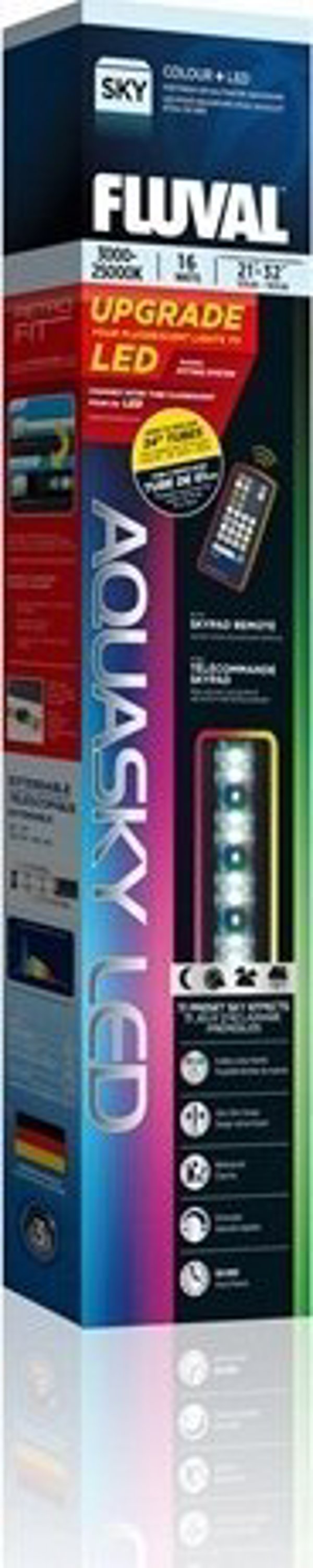Fluval Fluval AquaSky LED 2.0 μπάρα φωτισμού 25W, 83-106,5cm 8039252 15561145534