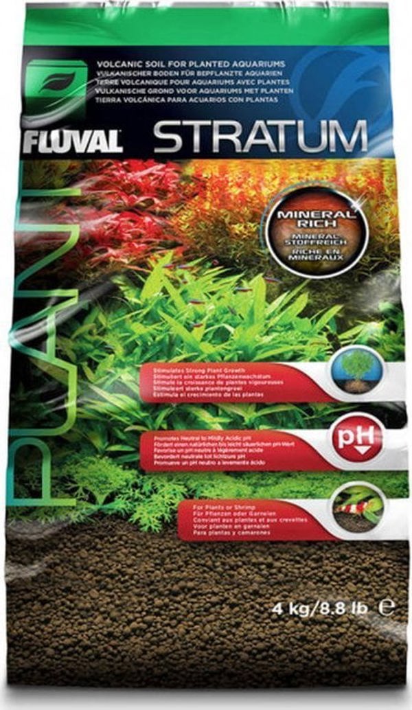 Fluval Shrimp Stratum Υπόστρωμα Ενυδρείου για Γαρίδες & Φυτά, 4kg