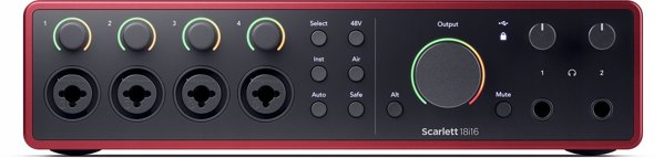 Κάρτα ήχου Focusrite Scarlett 18i16 (4ης γενιάς)