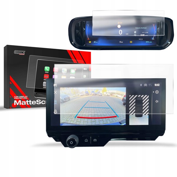 GrizzGlass Προστατευτική Μεμβράνη Οθόνης Matte για Citroen Berlingo 3 10" 2023-2024 [2w1]