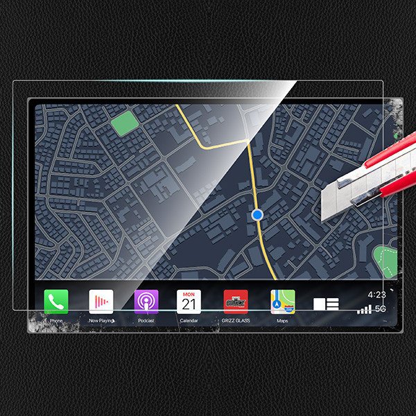 GrizzGlass Προστατευτικό Οθόνης CarDisplay Κεραμικό για Audi A4 B9 12,3" (2016-2024)