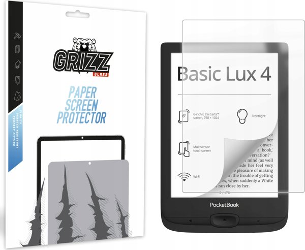 Ματ μεμβράνη GrizzGlass PaperScreen για Pocketbook Basic Lux 4