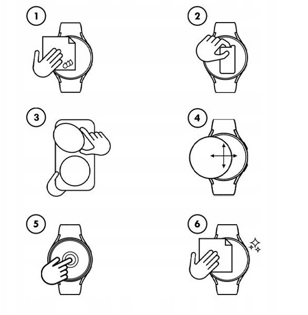 GrizzGlass Υδρογέλη Hydrofilm για Huawei Watch 5 42mm - Προστατευτική Μεμβράνη Οθόνης