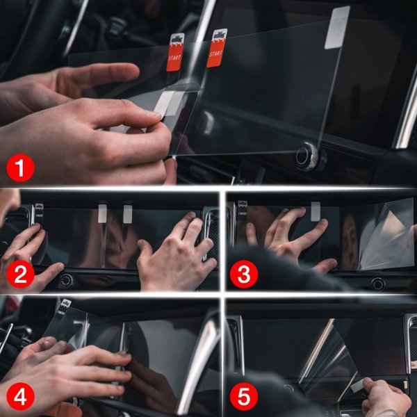 GrizzGlass Ματ Μεμβράνη Προστασίας Οθόνης για Mini Countryman E 2023-2024 (CarDisplay Protection)