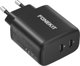 Προσαρμογέας ρεύματος FoneKit GaN PD 65W AC, USB-C + USB-C, μαύρο