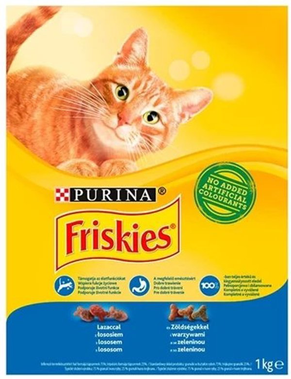 ΤΡΟΦΗ FRISKIES ΞΗΡΗ ΓΑΤΑΣ ΣΟΛΟΜΟΣ 1KG