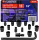 Forsage Σετ καρυδάκια κρούσης 1/2" 15 τεμ. (εξάγωνα) (10-32mm)