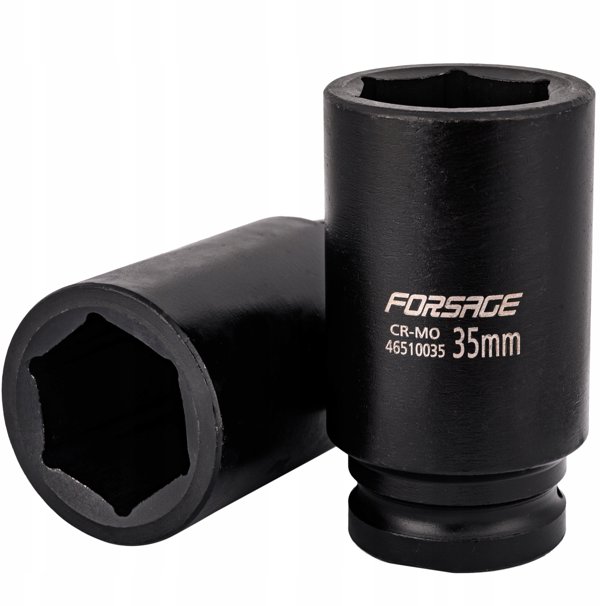 Forsage Βαθύ κρουστικό καρυδάκι 35mm 3/4" (6-γωνιακό) (100mmL)