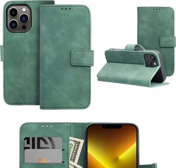 Θήκη Forcell TENDER Book για SAMSUNG Galaxy S22 πράσινο