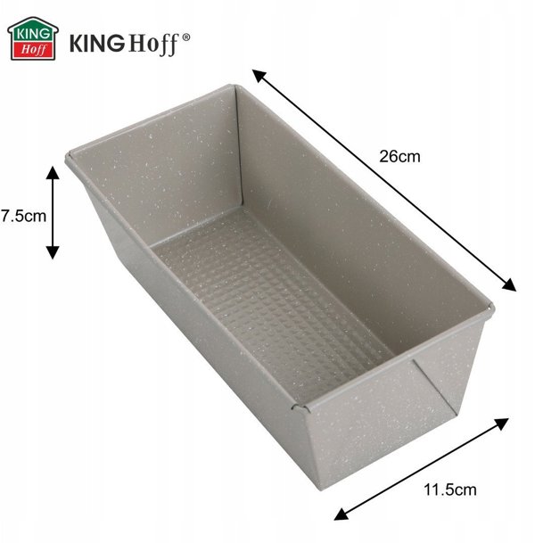 Φόρμα Κέικς για Ψωμί και Πατέ 26x11,5cm Kinghoff KH-1971