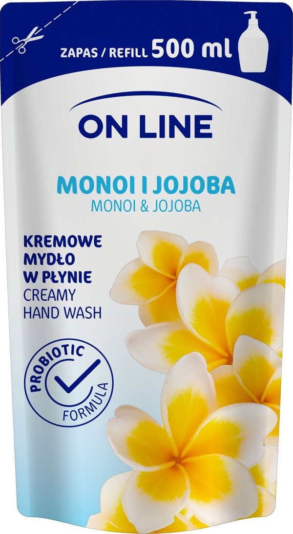 Forte Sweeden On Line Κρεμώδες υγρό σαπούνι Monoi και Jojoba - ανταλλακτικό 500ml