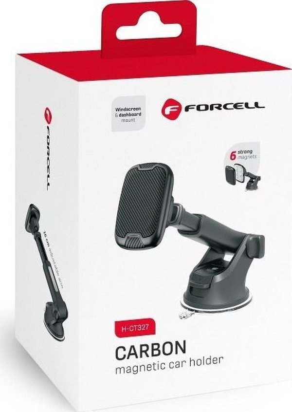 Μαγνητική βάση αυτοκινήτου FORCELL CARBON H-CT327 για το παρμπρίζ
