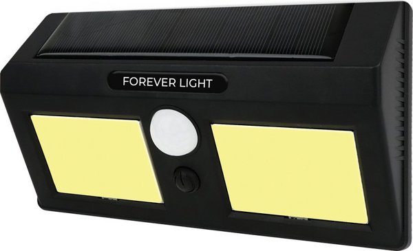 Forever Light Lampa solarna LED SUNARI FLS-18 COB PIR 3W 200lm 6000K 800mAh Li-Ion Forever Light